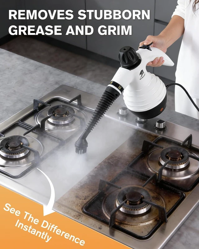 Alt view image 6 of 6 - MLMLANT 300°F HandHeld Steam Cleaner,3.5 Bar Steamer For Home