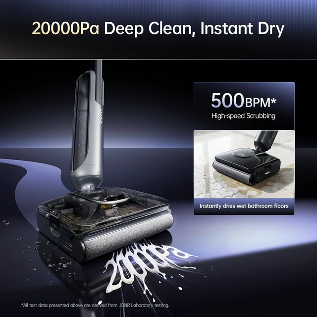 Alt view image 5 of 7 - JONR H2 Pro Cordless Wet Dry Vacuum Cleaner, Self-Cleaning, Black