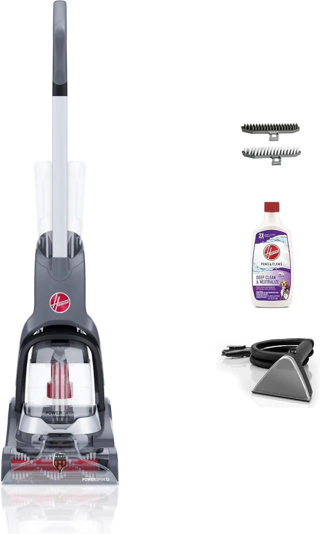 Main image of Hoover PowerDash Pet Advanced Compact Carpet Cleaner Machine with Above Floor Cleaning, Lightweight Carpet Shampooer Machine, Pair with a Hoover Carpet Cleaner Solution for a Bright, Refreshed Home