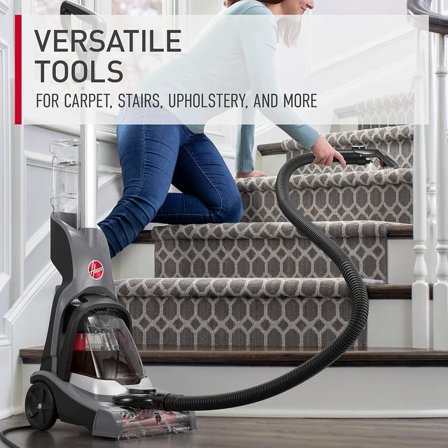 Alt view image 3 of 7 - Hoover PowerDash Pet Advanced Compact Carpet Cleaner Machine with Above Floor Cleaning, Lightweight Carpet Shampooer Machine, Pair with a Hoover Carpet Cleaner Solution for a Bright, Refreshed Home