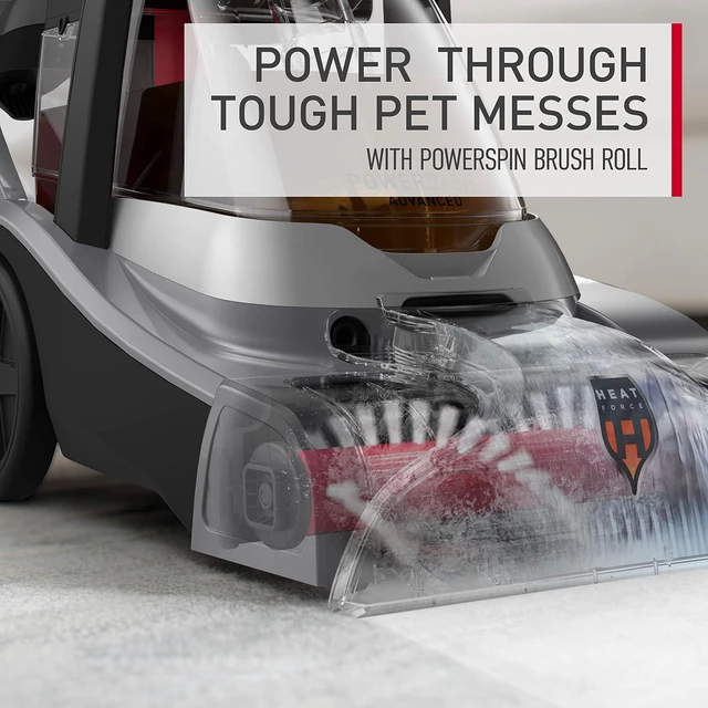 Alt view image 6 of 7 - Hoover PowerDash Pet Advanced Compact Carpet Cleaner Machine with Above Floor Cleaning, Lightweight Carpet Shampooer Machine, Pair with a Hoover Carpet Cleaner Solution for a Bright, Refreshed Home