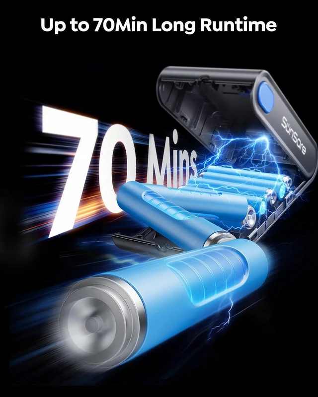 Alt view image 3 of 7 - Cordless Vacuum Cleaner, 650W/55KPa/70Mins Stick Vacuum with Bendable Wand, 3.3 ft Hose, Auto Mode, Self-Standing, Aromatherapy, V-Shaped Anti-Tangle Brush for Hard Floor, Carpet & Pet Hair (X13)