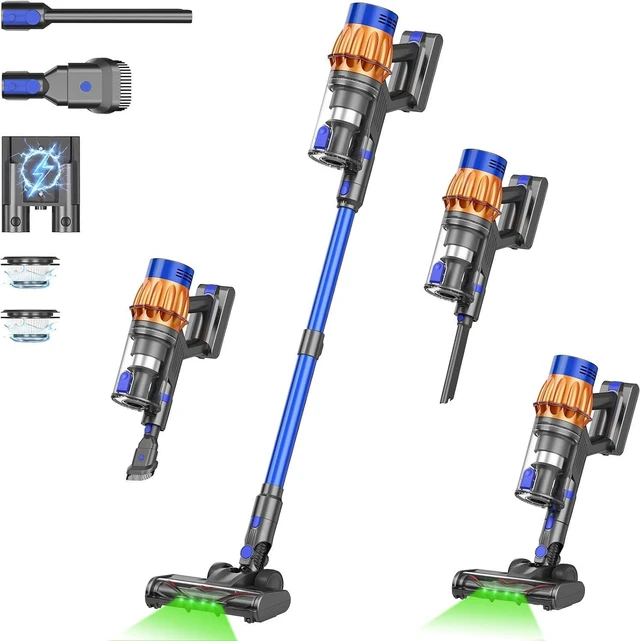 Main image of Cordless Stick Vacuum Cleaners for Home, 650W 55KPA Up to 70Min Runtime
