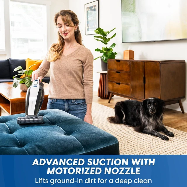 Alt view image 2 of 7 - Vacmaster Cordless Hand Vacuum Protable Pet Vacuum with Motorized Nozzle