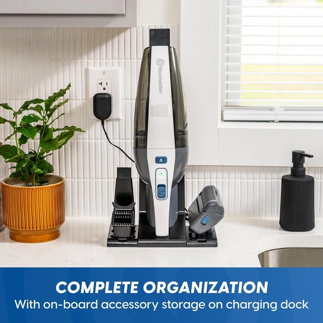 Alt view image 7 of 7 - Vacmaster Cordless Hand Vacuum Protable Pet Vacuum with Motorized Nozzle