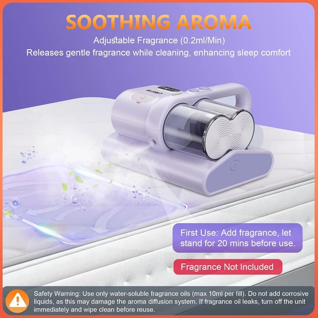 Alt view image 4 of 7 - Mattress Vacuum Cleaner, 16Kpa Bed Vacuum with 253.7nm UVC Light