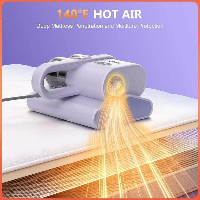 Alt view image 5 of 7 - Mattress Vacuum Cleaner, 16Kpa Bed Vacuum with 253.7nm UVC Light