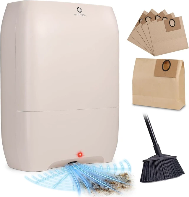 Main image of AIRTHEREAL T1 Plus Touchless Vacuum, 6-Pack Dust Bags, 20Kpa, 3 Modes
