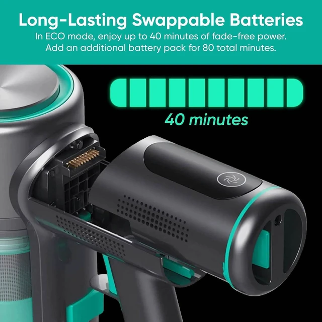 Alt view image 7 of 7 - Wyze Cordless Stick Vacuum Cleaner with HEPA Filter
