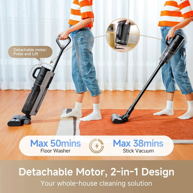 Alt view image 2 of 7 - dreame G10 Combo Wet Dry Vacuum and Mop 2-in-1 for Multi-Surface