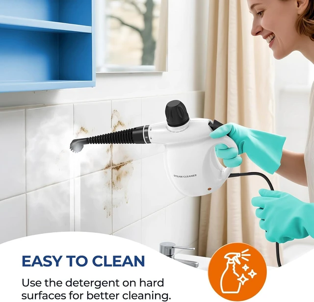 Alt view image 6 of 7 - 13Pcs Pressurized Handheld Steam Cleaner, Portable Deep Cleaning Steamer