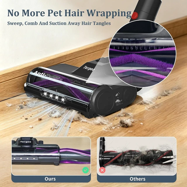 Alt view image 2 of 7 - Vacuum Cleaners for Home, Anti-Tangle Vacuum for Pet Hair