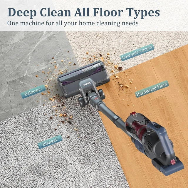 Alt view image 3 of 7 - Vacuum Cleaners for Home, Anti-Tangle Vacuum for Pet Hair