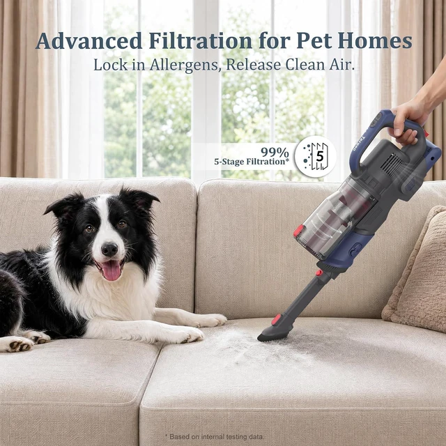 Alt view image 4 of 7 - Vacuum Cleaners for Home, Anti-Tangle Vacuum for Pet Hair