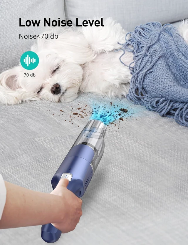 Alt view image 7 of 7 - Cordless Handheld Vacuum, 24KPA, 1.8 lb, 2-Speed, Car, Pet