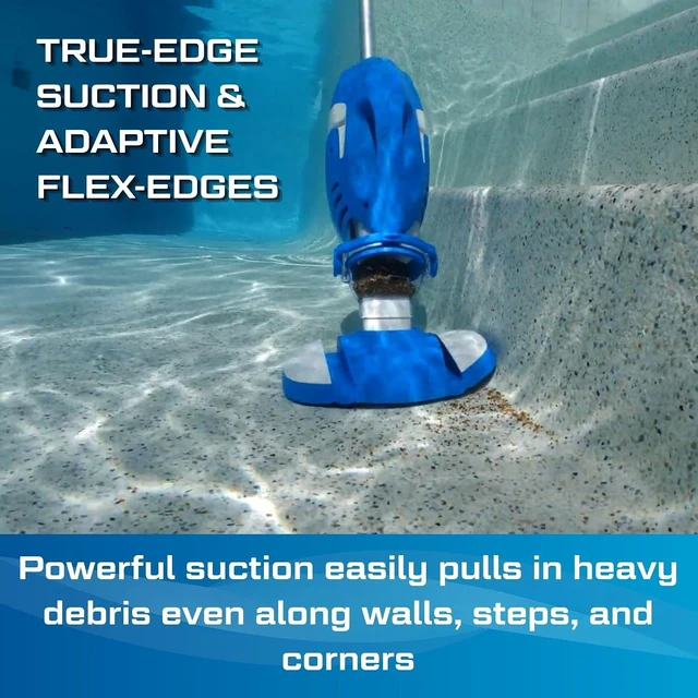 Alt view image 3 of 7 - NEW 2026 POOL BLASTER Max Cordless Pool Vacuum for Inground & Above Ground Pools, More Suction Power, 60 Min Runtime, Omni-Directional Rollers, Easy Charging, Handheld, Rechargeable Pool Cleaner Vac