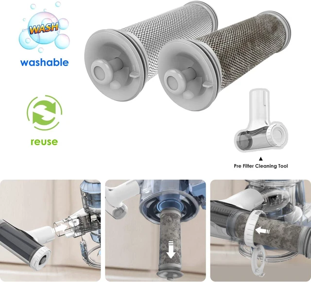 Alt view image 5 of 7 - Tineco Replacement Filter Kit, 2 Pre Filters and 1 HEPA Filter, for A10 & A11 & S10 & S11 & S15 Series Vacuum Cleaner