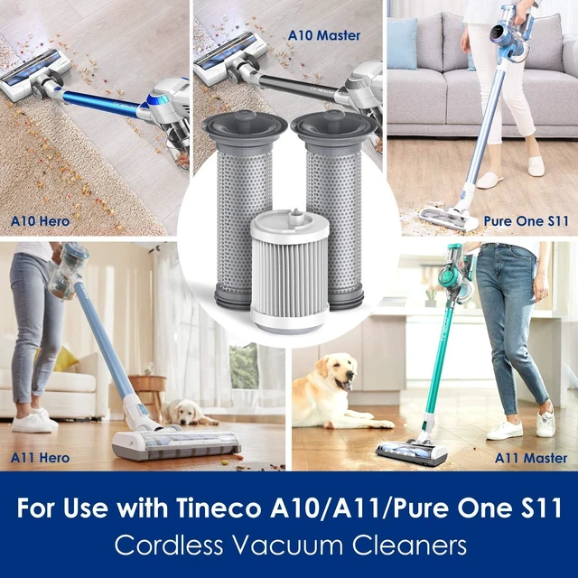 Alt view image 7 of 7 - Tineco Replacement Filter Kit, 2 Pre Filters and 1 HEPA Filter, for A10 & A11 & S10 & S11 & S15 Series Vacuum Cleaner