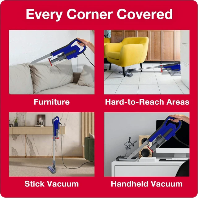 Alt view image 3 of 7 - Koblenz SVK-631 Sagittarius Corded Stick Vacuum Cleaner, 3-in-1