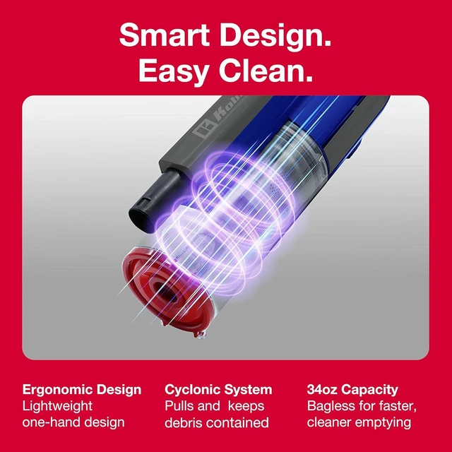 Alt view image 6 of 7 - Koblenz SVK-631 Sagittarius Corded Stick Vacuum Cleaner, 3-in-1