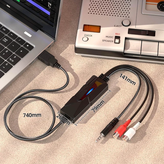 Alt view image 3 of 7 - DriverGenius AudioXfer USB Audio Capture Card Device