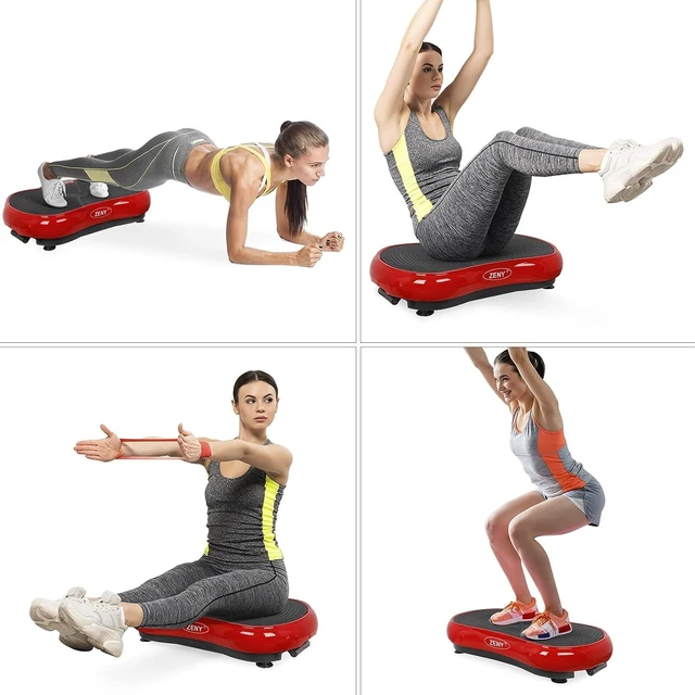 Alt view image 3 of 7 - ZENY Vibration Plate Exercise Machine, Whole Body Workout Vibration Fitness Platform for Weight Loss, Toning Wellness, Home Gym Equipment