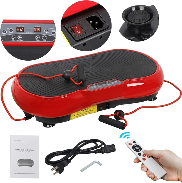 Alt view image 7 of 7 - ZENY Vibration Plate Exercise Machine, Whole Body Workout Vibration Fitness Platform for Weight Loss, Toning Wellness, Home Gym Equipment