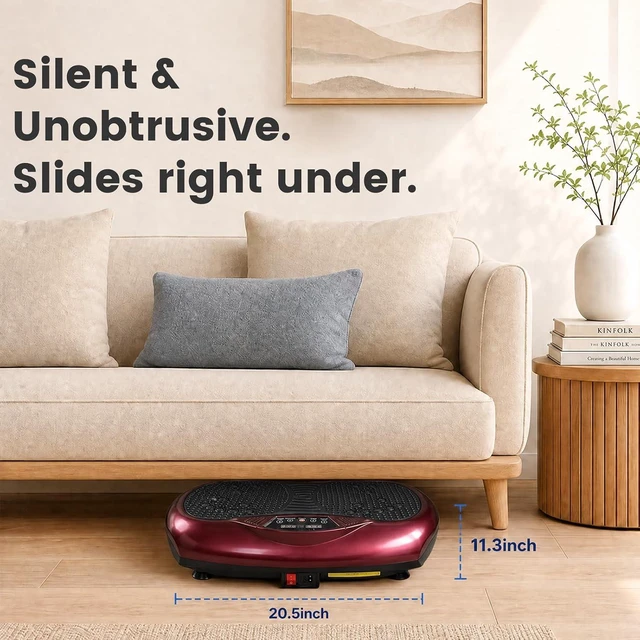 Alt view image 6 of 6 - Whole Body Vibration Plate for Lymphatic Drainage,999Speed Levels,330/400lb