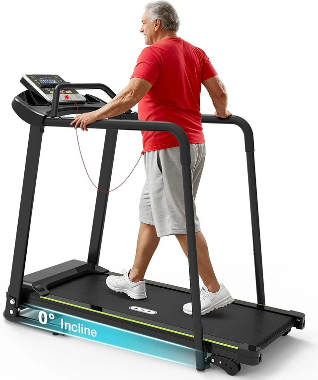 Main image of Redliro Walking Treadmill for Seniors with Long Handrails for Home