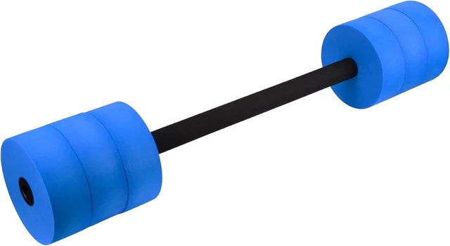 Alt view image 4 of 7 - Hikeen Aquatic Exercise Dumbbells Water Dumbbell Pool Resistance Aquatic Fitness Barbells with 4 High-Density EVA Foam Pool Weights Dumbbells, for Water Aerobics Weight Loss
