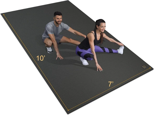 Main image of GXMMAT Extra Wide Large Exercise Mat 12'x7'/10'x7/8'x7(7mm)