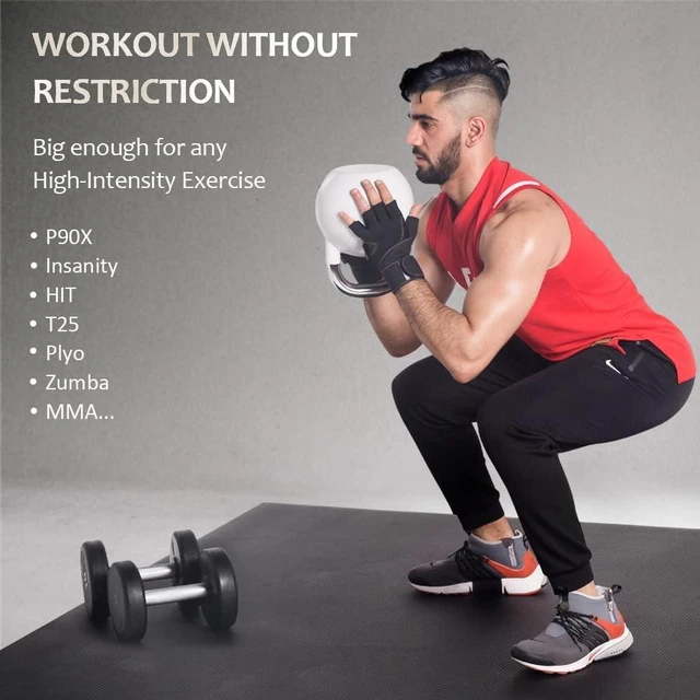 Alt view image 2 of 6 - GXMMAT Extra Wide Large Exercise Mat 12'x7'/10'x7/8'x7(7mm)