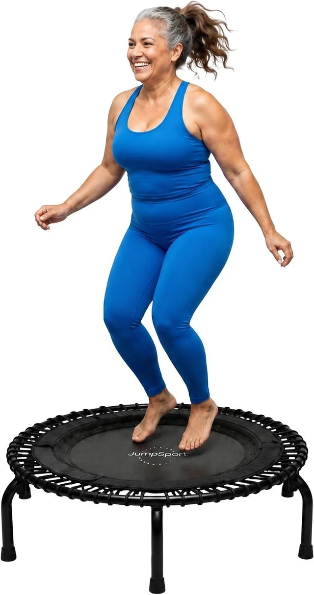 Main image of JumpSport Workout Rebounder for Adults, Mini Fitness Trampoline