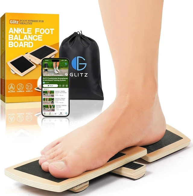 Main image of Ankle Balance Board Foot Strengthener Trainer for Sprained Ankle, Stability Exercises, Physical Therapy, Plantar Fasciitis Relief, Posture Correction, Balance Training