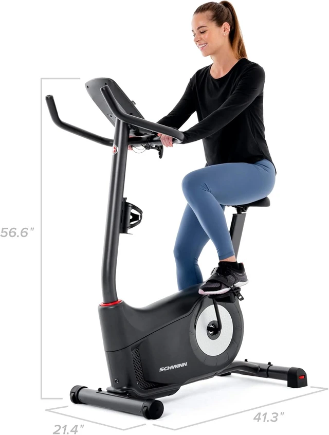 Alt view image 6 of 7 - Schwinn Fitness 130 Upright Bike