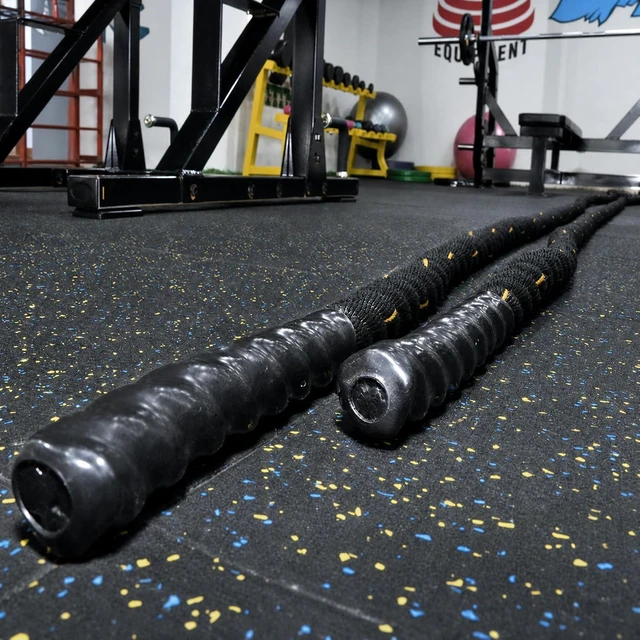 Alt view image 7 of 7 - Fitvids Battle Rope 1.5Inch Diameter Poly Dacron 30 FT Length, Heavy Ropes for Home Gym and Workout
