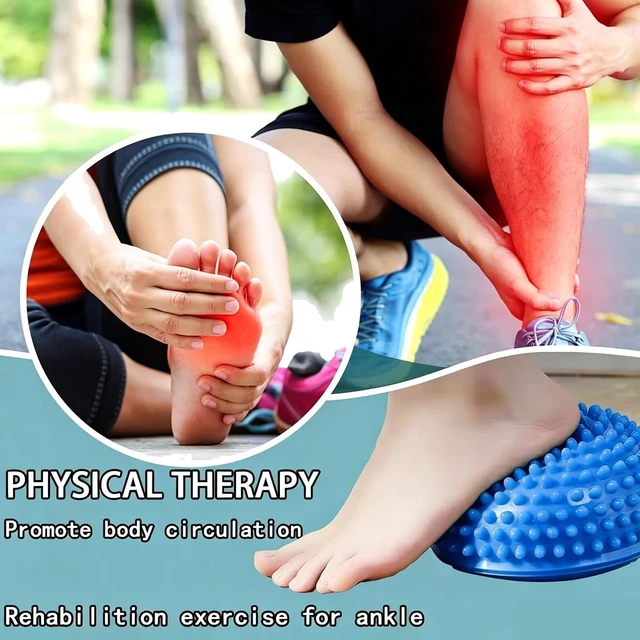 Alt view image 5 of 7 - 2PCS Hedgehog Balance Pods, Half Ball Balance Trainer with Pump