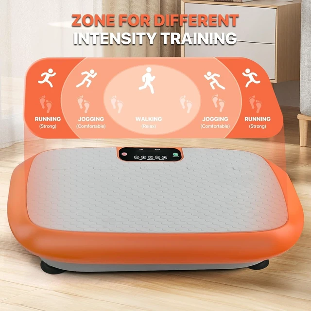 Alt view image 4 of 7 - Vibration Plate Exercise Machine for Weight Loss Fitness Equipment, Vibration Plate Platform for Home Fitness,Lymphatic Drainage Shaking Full Body Shaker 99 Adjustable Speeds