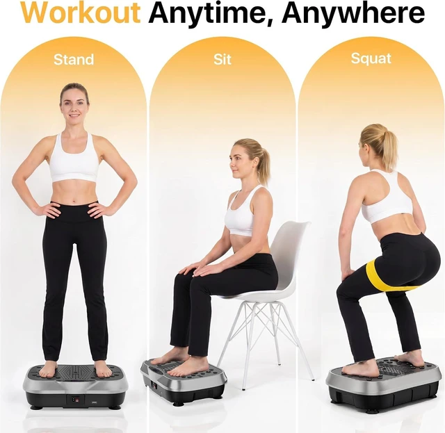 Alt view image 6 of 7 - ALSO GO Vibration Plate Exercise Machine for Whole Body Lymphatic Drainage