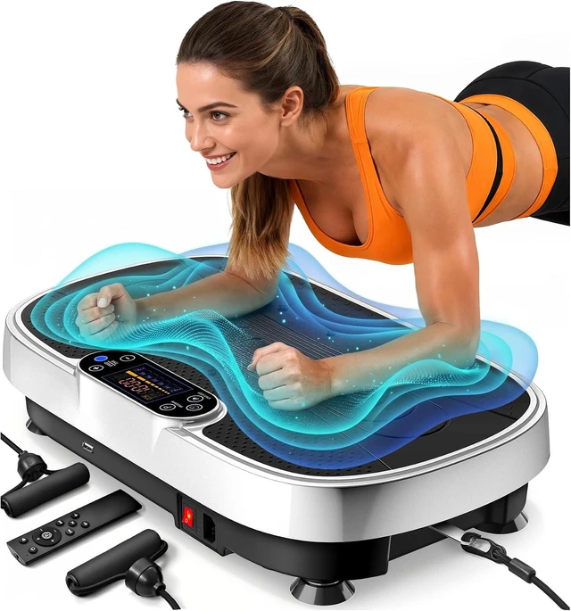 Main image of Renoj 3D Whole Body Vibration Plate Exercise Machine, Home Gym Equipment