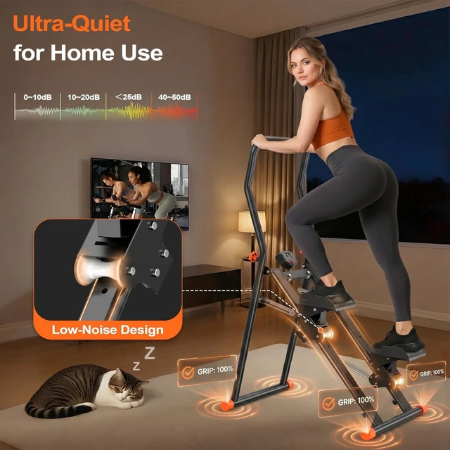 Alt view image 6 of 7 - EPHESPORT Stair Stepper for Home with 3-Level High-Tension Resistance