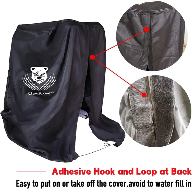 Alt view image 3 of 5 - ClawsCover Treadmill Cover Waterproof Dustproof Running Machine Cover Exercise Workout Equipment Protective with Windproof Drawstring and Air Vents for Home Gym Indoor Outdoor