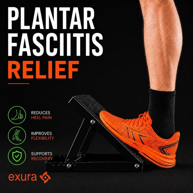 Alt view image 6 of 7 - EXURA Adjustable Wide Slant Board for Squats, Squat Wedge & Calf Stretcher