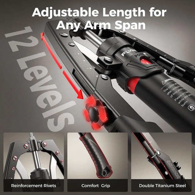 Alt view image 4 of 7 - FLYBIRD Twister Arm Trainer, Hydraulic Power Core Twister Chest Workout Equipment, Adjustable 22-440LBS Chest Trainer for Men, 3 in 1 Chest and Arm Exerciser with Ab Roller Wheel, Include Backpack&Pad