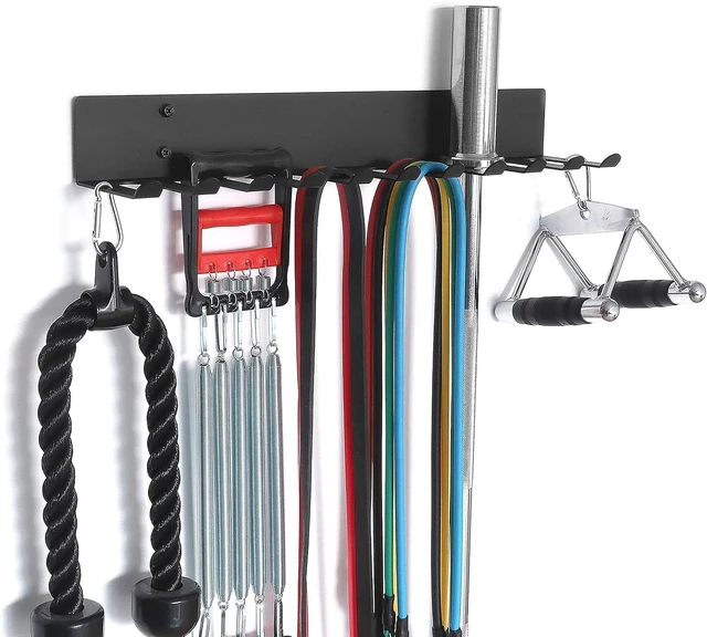Main image of Multi-Purpose Gym Equipment Storage Rack for Resistance Bands