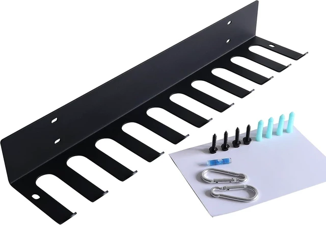 Alt view image 3 of 6 - Multi-Purpose Gym Equipment Storage Rack for Resistance Bands