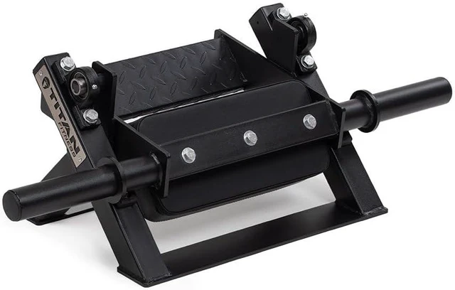 Main image of Titan Fitness Plate-Loaded Tibia Dorsi Calf Machine, Rated 200 LB, Fits Olympic-Sized Change Plates, Flexion Lower Body Training Calf Raise Machine, Leg Day Essential Tibia Isolation