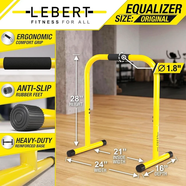 Alt view image 3 of 7 - Lebert EQualizer Total Body Strengthener Dip Station Standard & XL