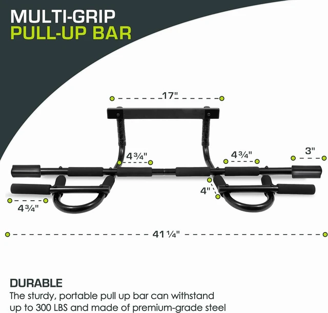 Alt view image 3 of 6 - ProsourceFit Pull Up Bar for Multi Use Fitness & Home Gym Exercise