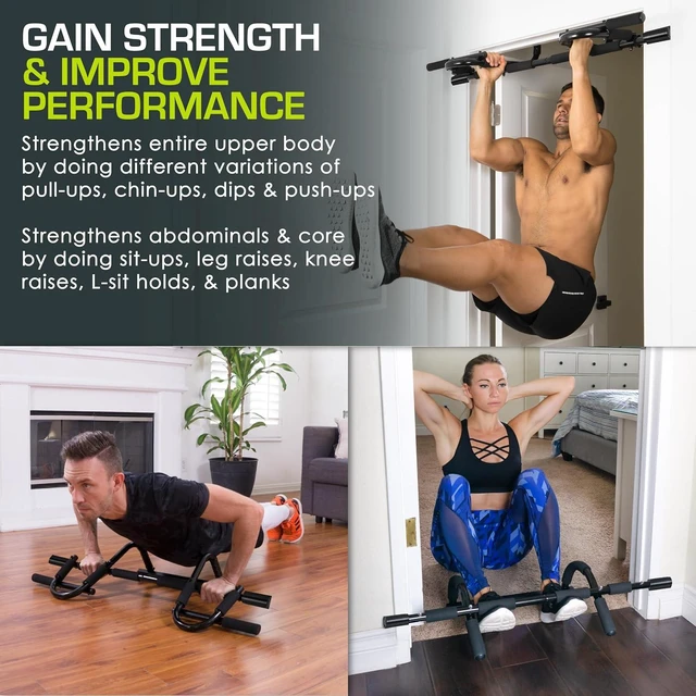Alt view image 6 of 6 - ProsourceFit Pull Up Bar for Multi Use Fitness & Home Gym Exercise